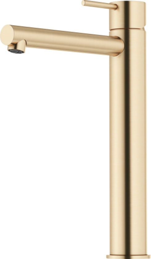 Inxx II Sharp High servantbatteri, børstet messing