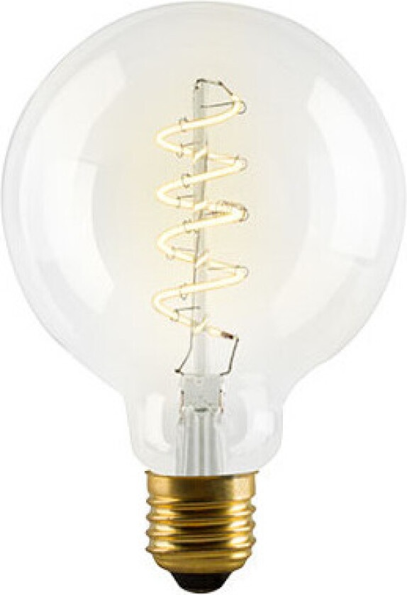 - Pære LED 4W (180lm) Ø95 Klar CRI90+ Dimbar E27
