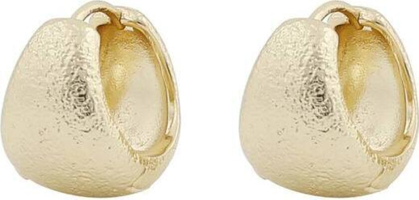 Snö Of Sweden Serena Oval Earring Plain Gold