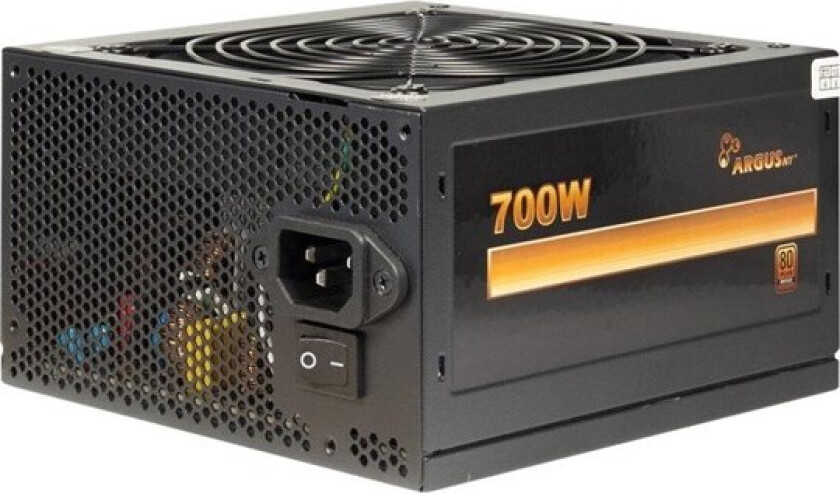 Argus BPS-700 Strømforsyning (PSU) - 700 Watt - 120 mm - 80 Plus Bronze sertifisert