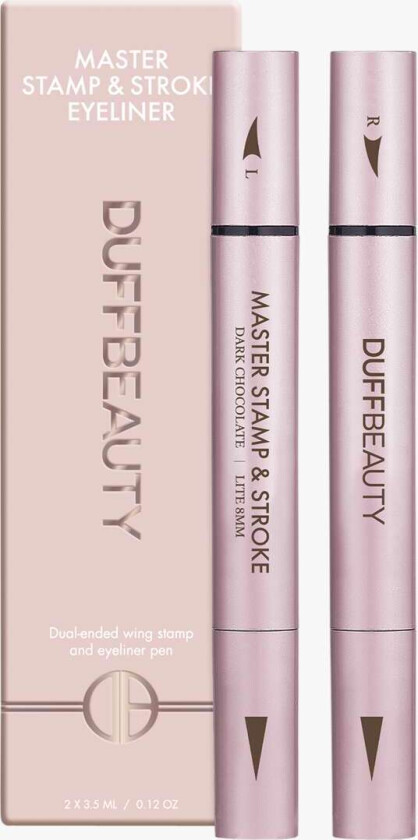 Master Stamp And Stroke Eyeliner 8mm 2 x 3,5 ml (Farge: Dark Chocolate)