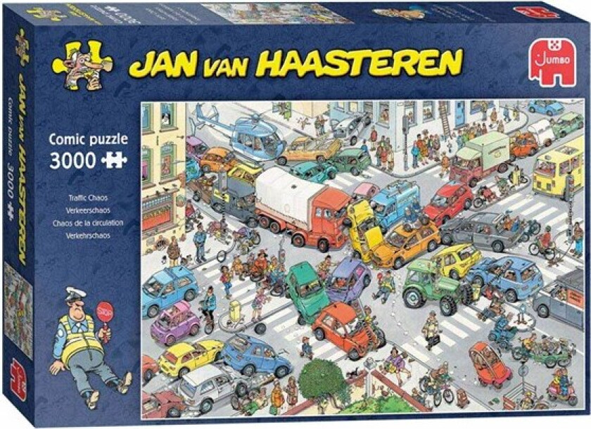 Puzzle Jan van Haasteren - Traffic Chaos (3000 pcs)