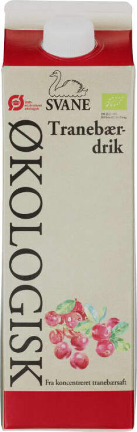 Økologisk Tranebærdrikk 1l