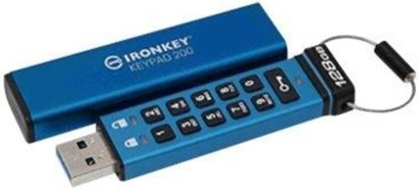 Ironkey Keypad 200 128gb Usb 3.2 Gen 1