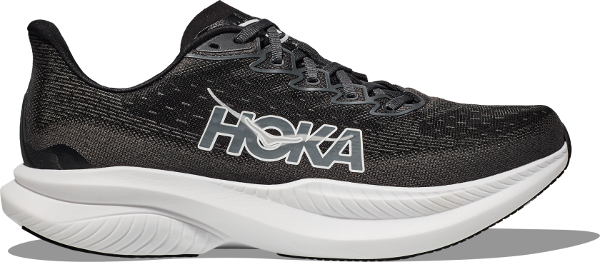 Women's Mach 6 Wide Black / White 09.5, Black / White