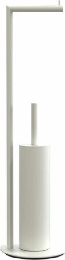 Bilde av Nova2 dorullholder med toalettbørste, hvit