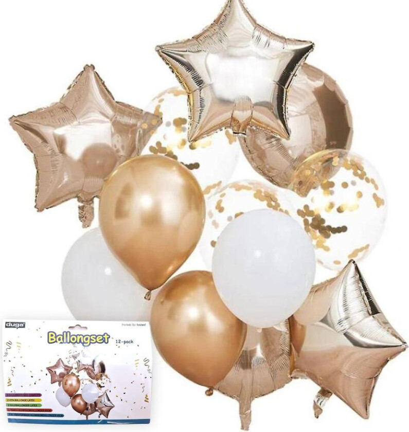 12-Pack - Ballongset - Ballonger & folieballonger