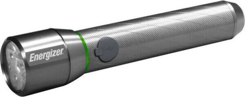 Metal Vision HD genopladelig LED håndholdt lommelygte 1000 LM, USB-opladning