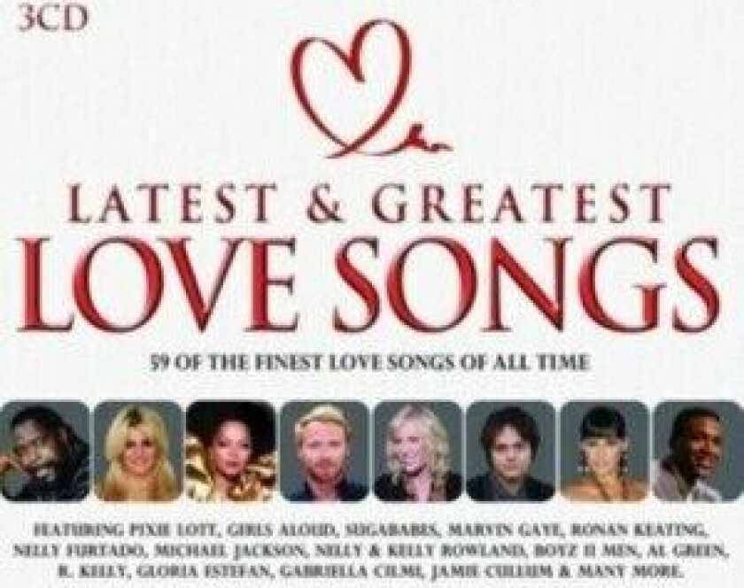 Various Artists : Love Songs CD Box Set 3 discs (2012)