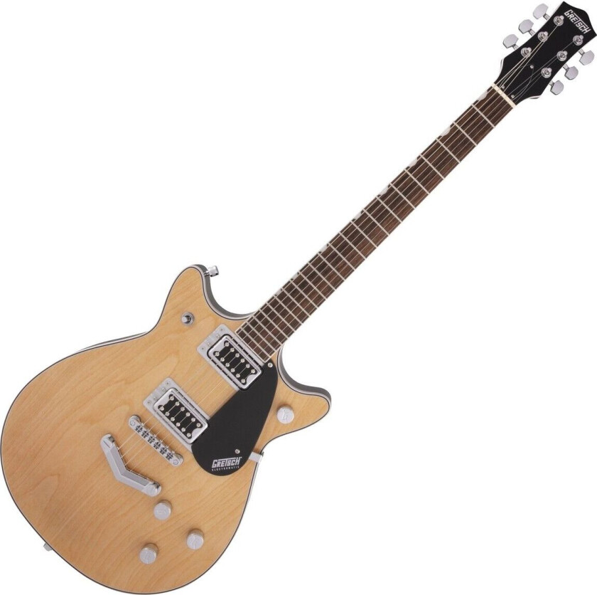 G5222 Electromatic Dbl Jet Bt V-Stoptail, Laurel Fb, Aged Natural