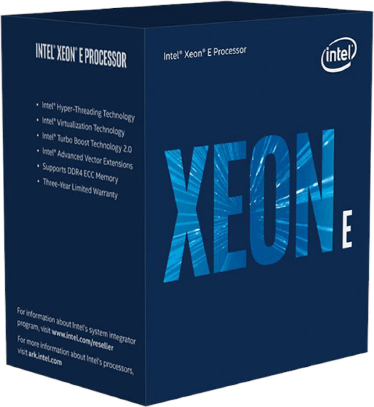 Xeon E-2136 Prosessor/CPU - 6 kjerner - 3.3 GHz -  LGA1151 -  Boks (med kjøler)