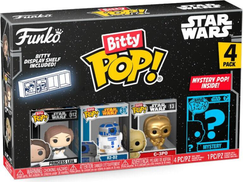 Bitty POP Star Wars Leia Blister 4 figures