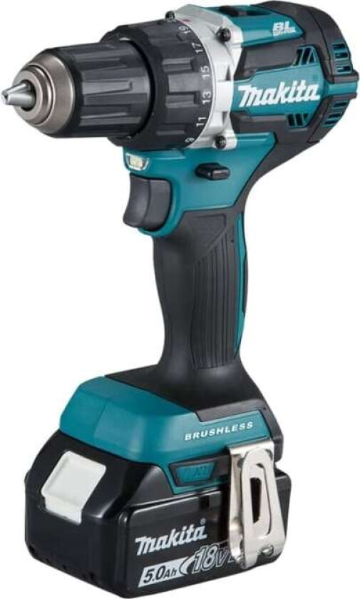 DDF484 - Drill/driver - trådløs - 2 hastigheter 13 mm - 54 N·m - uten batteri - 18 V - Uten batteri og opplader