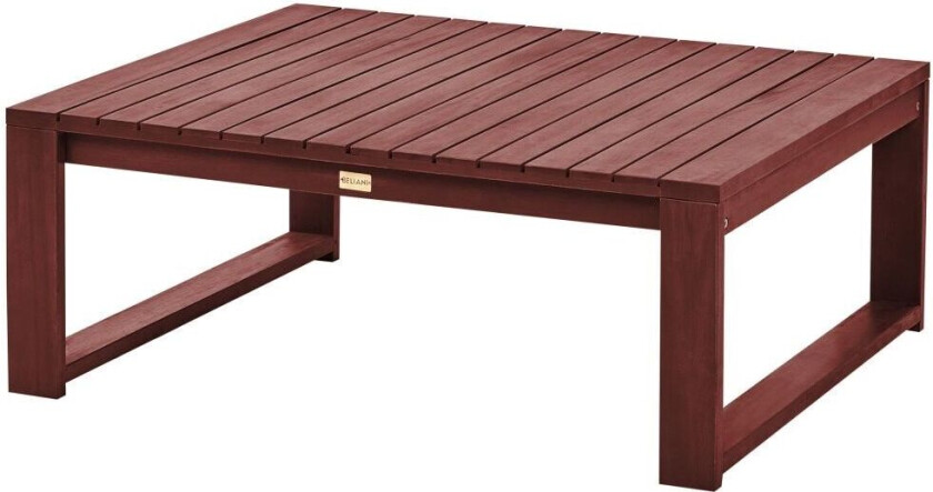 Utendørs sofabord Mahogny Akasietre 90 x 75 cm Moderne design Hagemøbler Uteplass