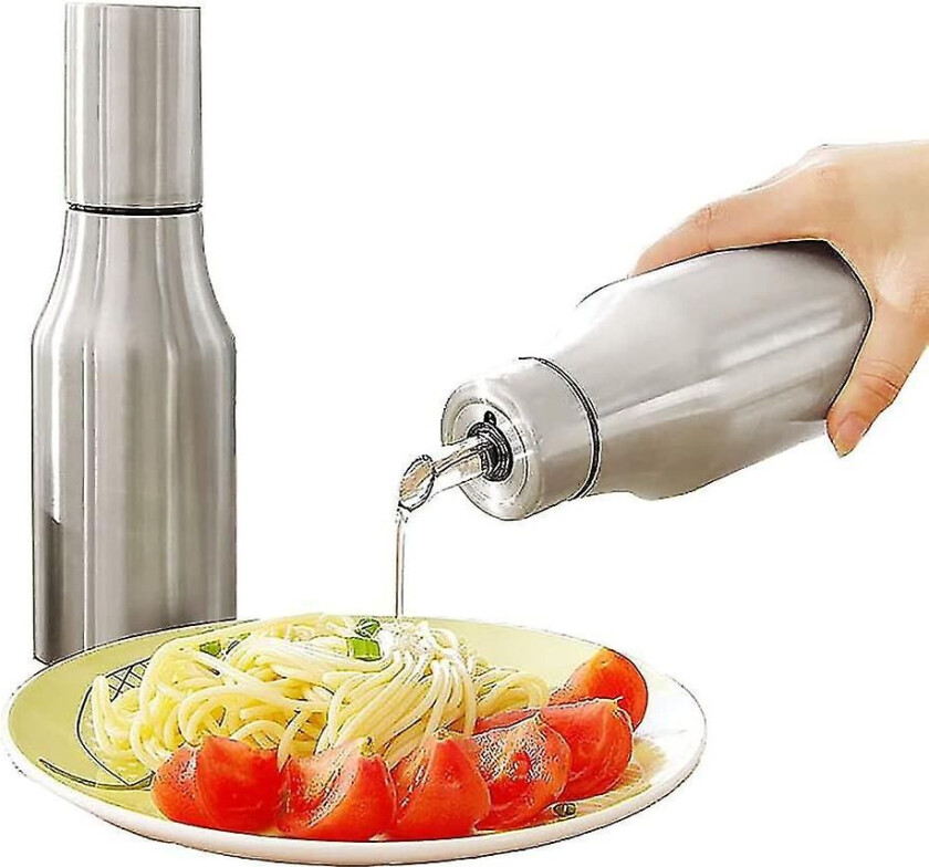 Oljeflaske i rustfritt stål Olje- og eddikdispenser 750ml