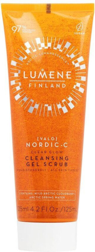 Valo NORDIC-C Clear Glow Cleansing Gel Scrub,   Ansiktspeeling