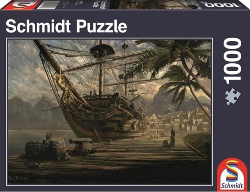 Puzzle - Ship at Ancor (1000 pcs)