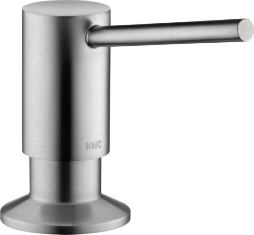 KWC LUNA E såpedispenser i rustfritt stål.