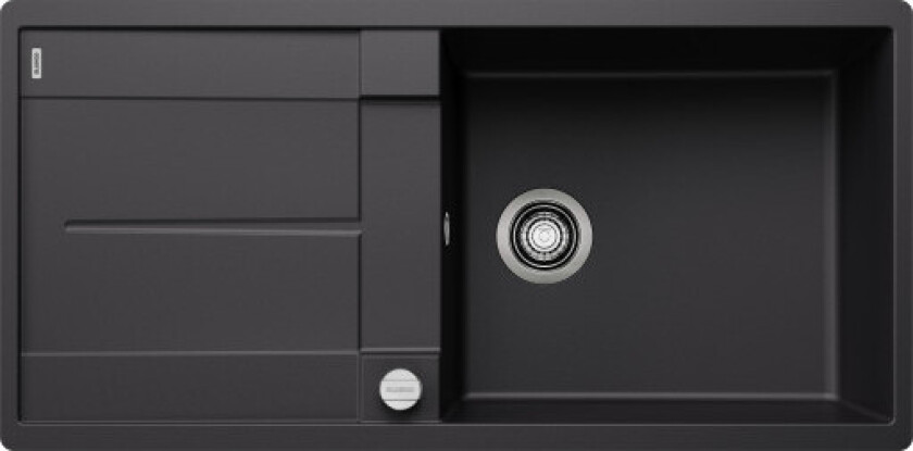 Metra XL6S-F MX kjøkkenvask, 99x49 cm, sort
