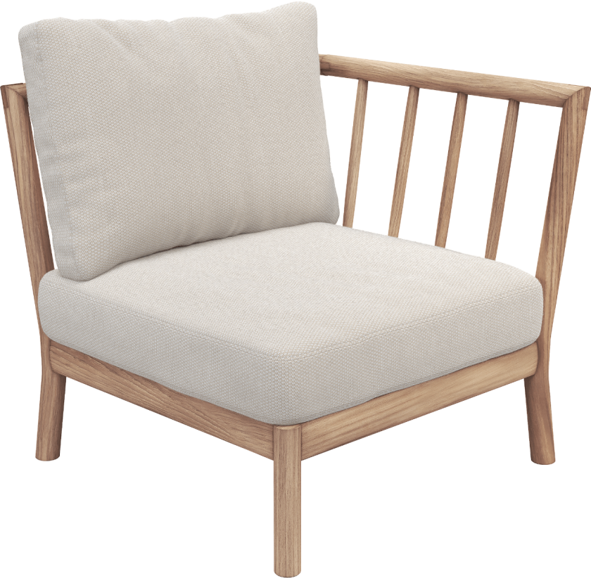 Bilde av Tradition endemodul lys sand teak