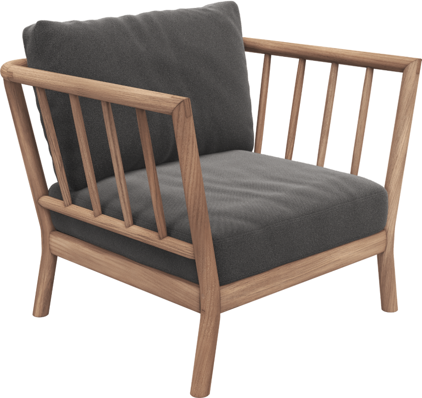 Bilde av Tradition Loungestol koksgrå teak