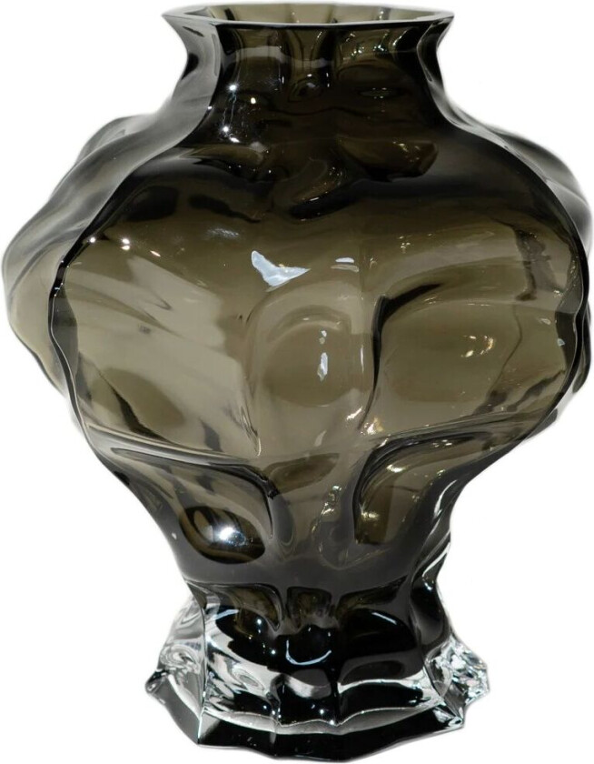 Ammonitt vase 30 cm New Smoke