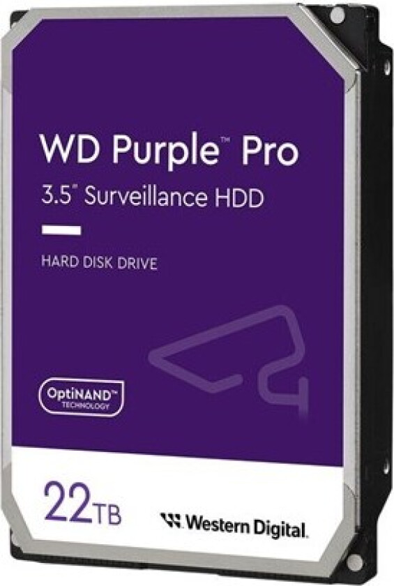 Bilde av Wd Purple Pro 22tb 3.5" 7,200rpm Sata-600