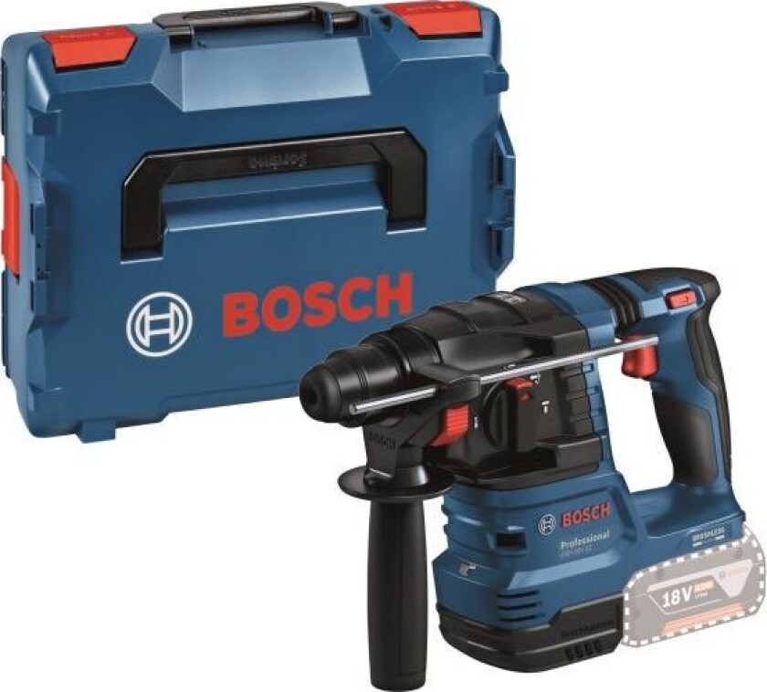 BOREHAMMER GBH 18V-22 SOLO L-BOXX - Uten batteri og opplader