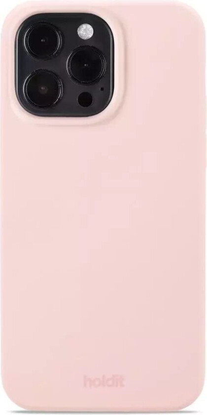 Holdit iPhone 14 Pro Max Soft Touch Silikon Deksel - Blush Pink