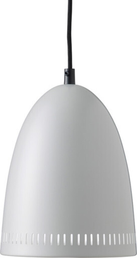 Dynamo Pendel E27 Ø19, matt lys grå