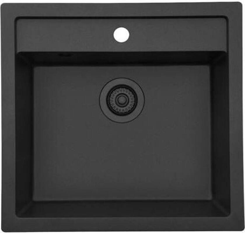 Jupiter 60 kjøkkenvask, 55,6x52,6 cm, sort