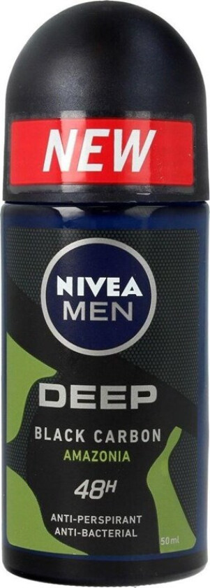 Men Deodorant Deep Black Carbon Amazonia Roll-On