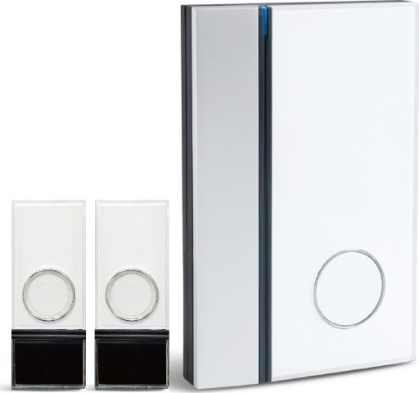 Batco Nordic ringeklokke, 2 trykk, hvit