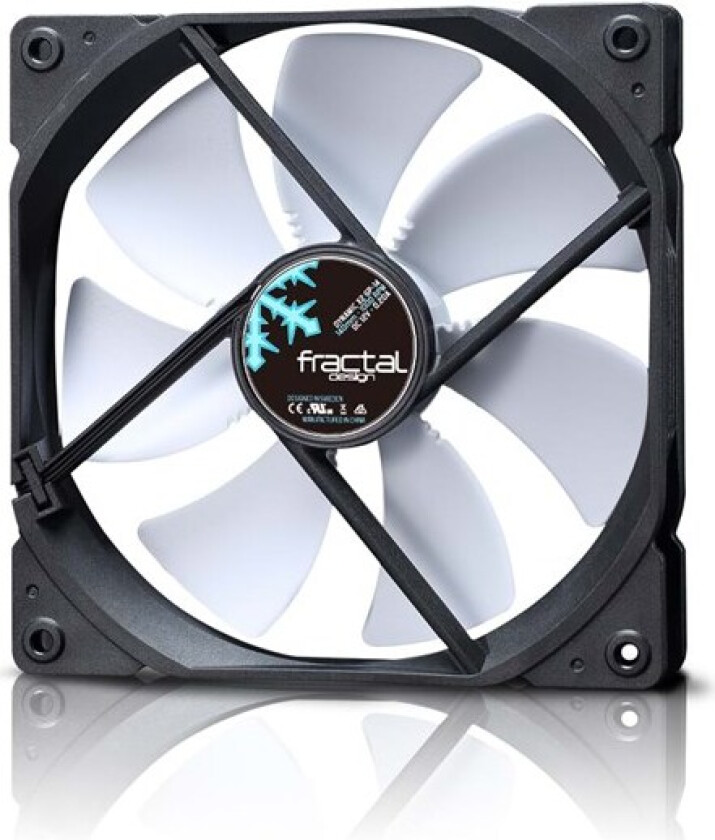 Fan Dynamic X2 GP-14 - Kabinettvifte - 140mm - Hvit - 18 dBA