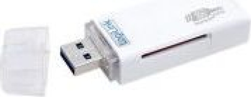LogiLink CardReader USB 3.0 - Kortleser (SD, microSD, SDHC, microSDHC, SDXC, microSDXC) - USB 3.0