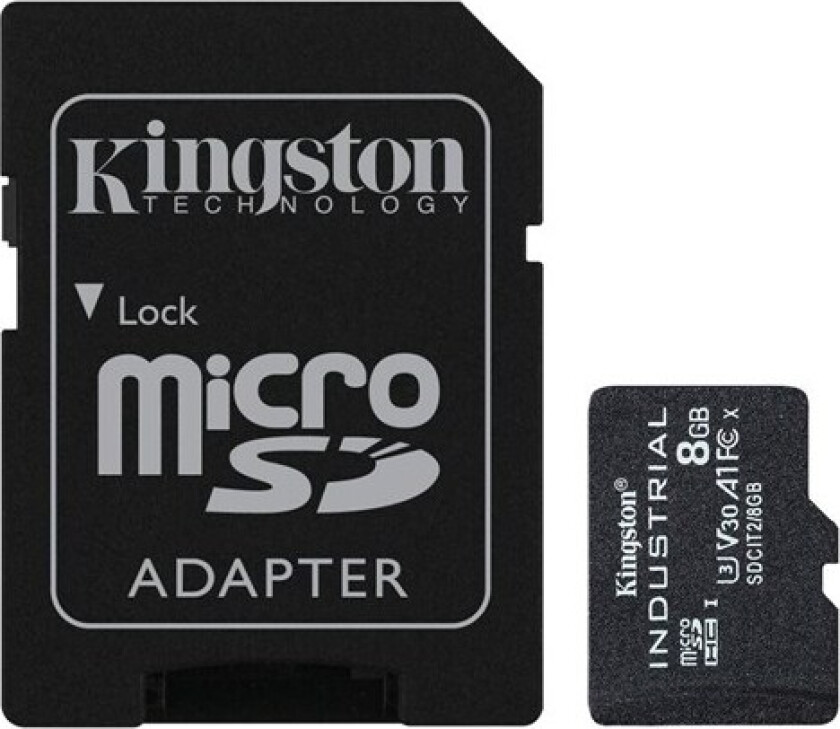 Industrial 8gb Microsdhc Uhs-i Memory Card