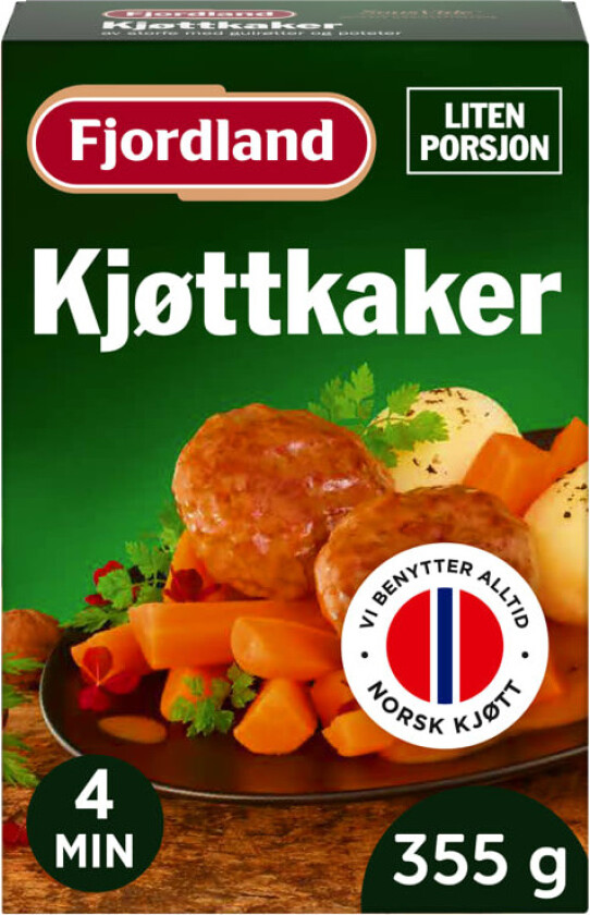 Fjordland Kjøttkaker liten porsjon 355g