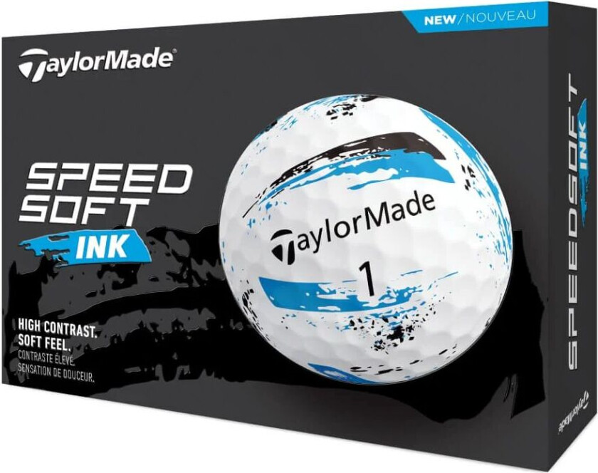 Taylormade Speedsoft Ink Golfball Blå/hvit