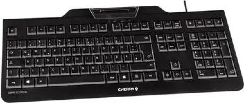 Cherry Kc 1000 Smartcard Kablet Nordisk Tastatur