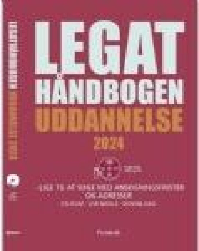 Legathåndbogen uddannelse 2024 CD-ROM/USB Dennis Hørmann og Rasmus Munch Språk: Dansk