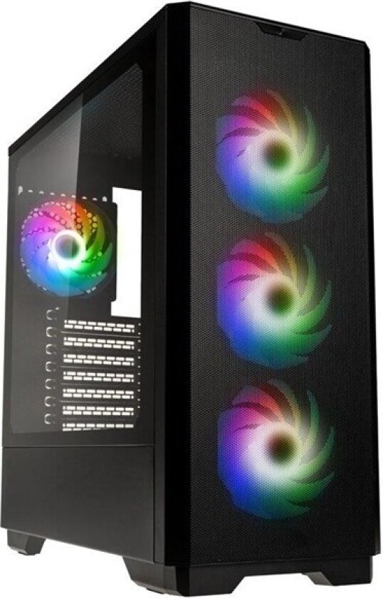 Unity Solar ARGB Mesh - Kabinett - Miditower - Svart