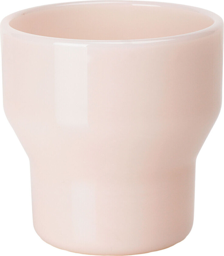 Milk Drinking Glass Peach