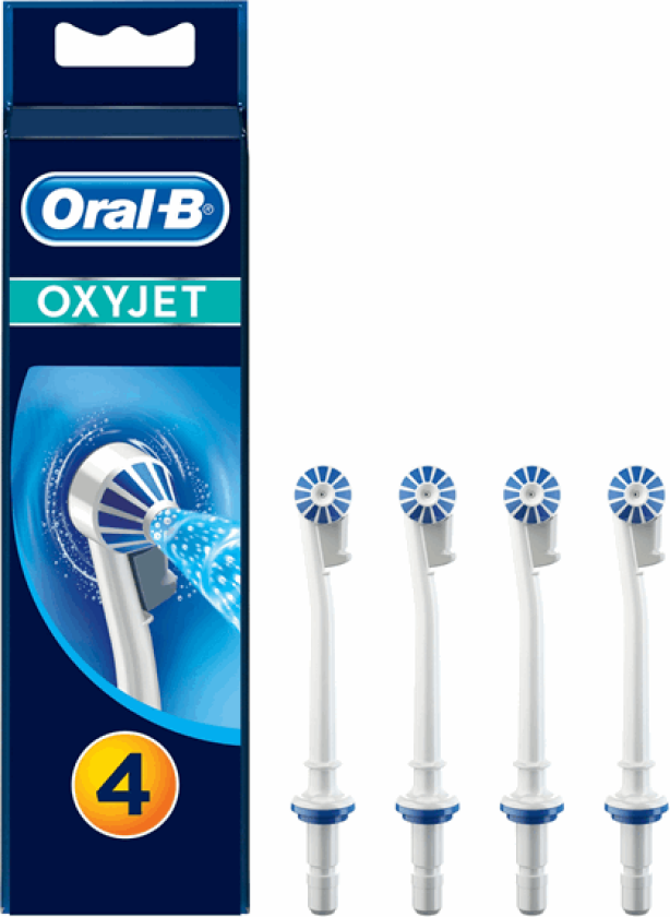 Børstehoder Oxyjet Refilldyser, 4 Stk.