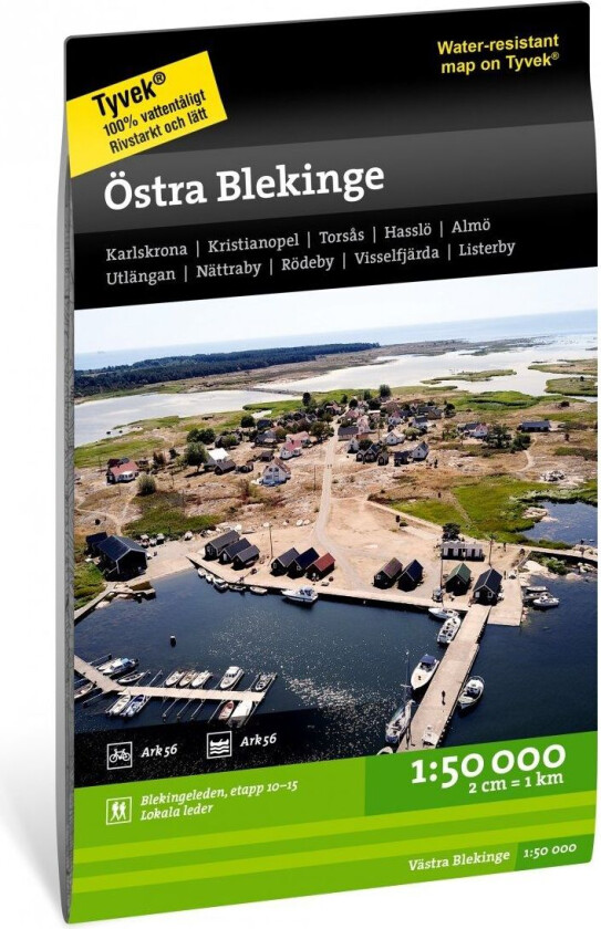 Blekinge - Östra 1:50.000 OneSize, NoColour