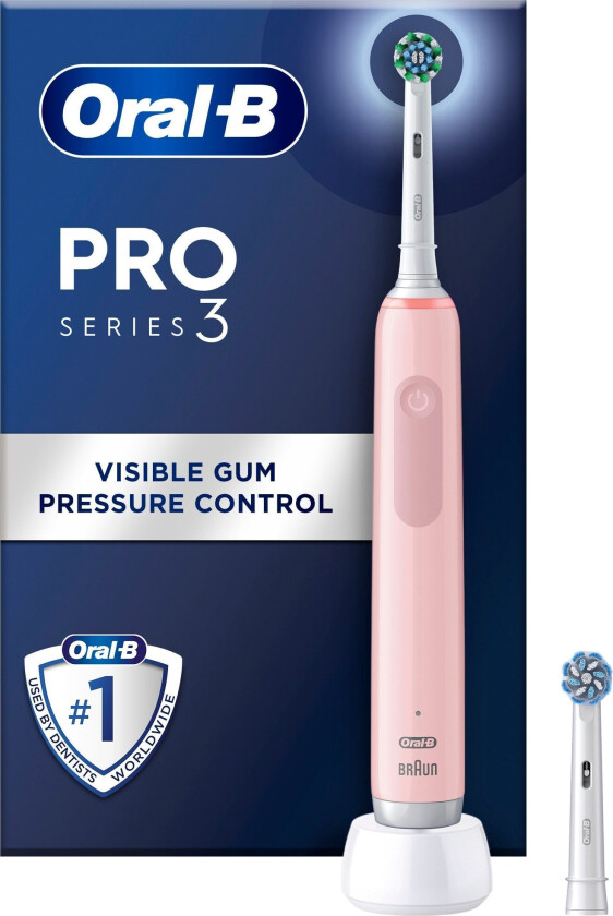 Oral-B Pro 3 Pink + Extra CA Brush Head