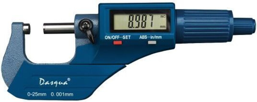 495174 Mikrometer digital, utvendig 0-25 mm