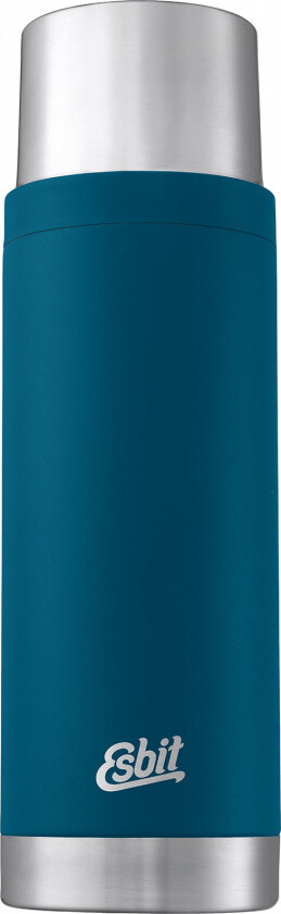 SCULPTOR Stainless Steel Vacuum Flask 1000 ml 1 L, Polar Blue