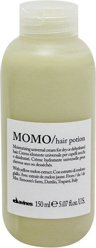 DAVINES_Momo Hair Potion Moisturizing Cremedo for tørt og dehydrert hår uten skylling 150ml