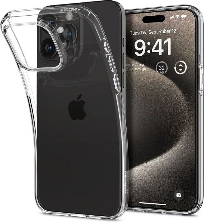 Tpu Deksel Iphone 15 Pro Max Liquid Crystal Clear