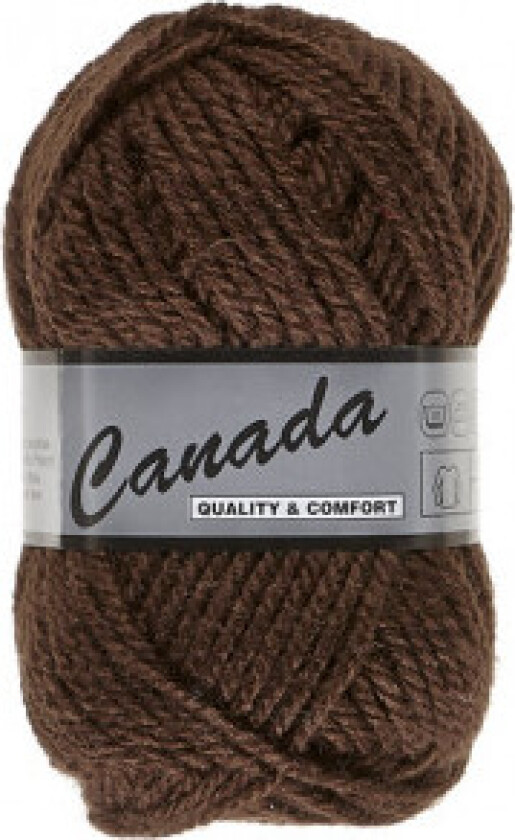 Lammy Canada Garn Unicolour 048 Brunt